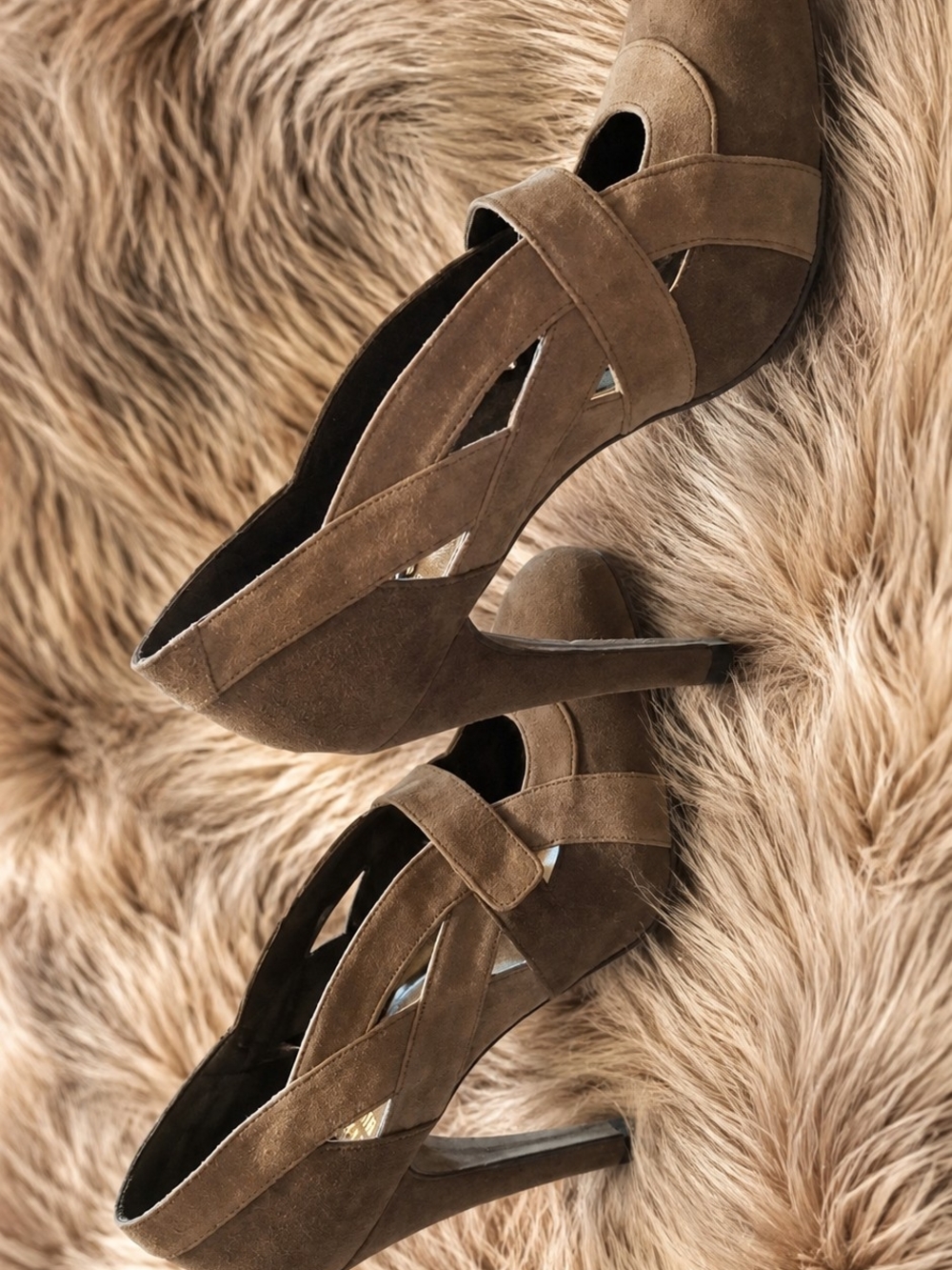 Brown Suede High Heels Stuart Weitzman